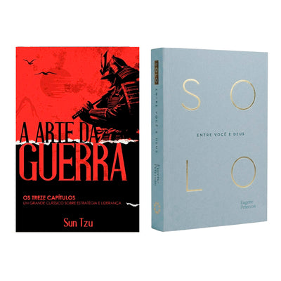 Kit Devocional Solo | Eugene Peterson | Capa Brochura + A Arte da Guerra | Os Treze Capítulos | Sun Tzu