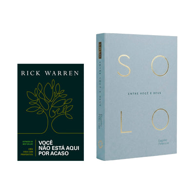 Kit Devocional Solo | Eugene Peterson + Você Não Está Aqui Por Acaso | Rick Warren