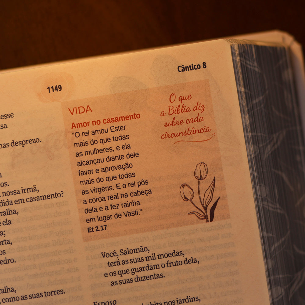 A Bíblia da Mulher | Compacta | NAA | Capa Luxo Branca