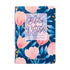 A Bíblia da Mulher | Portátil | NAA | Capa Azul Tulipa