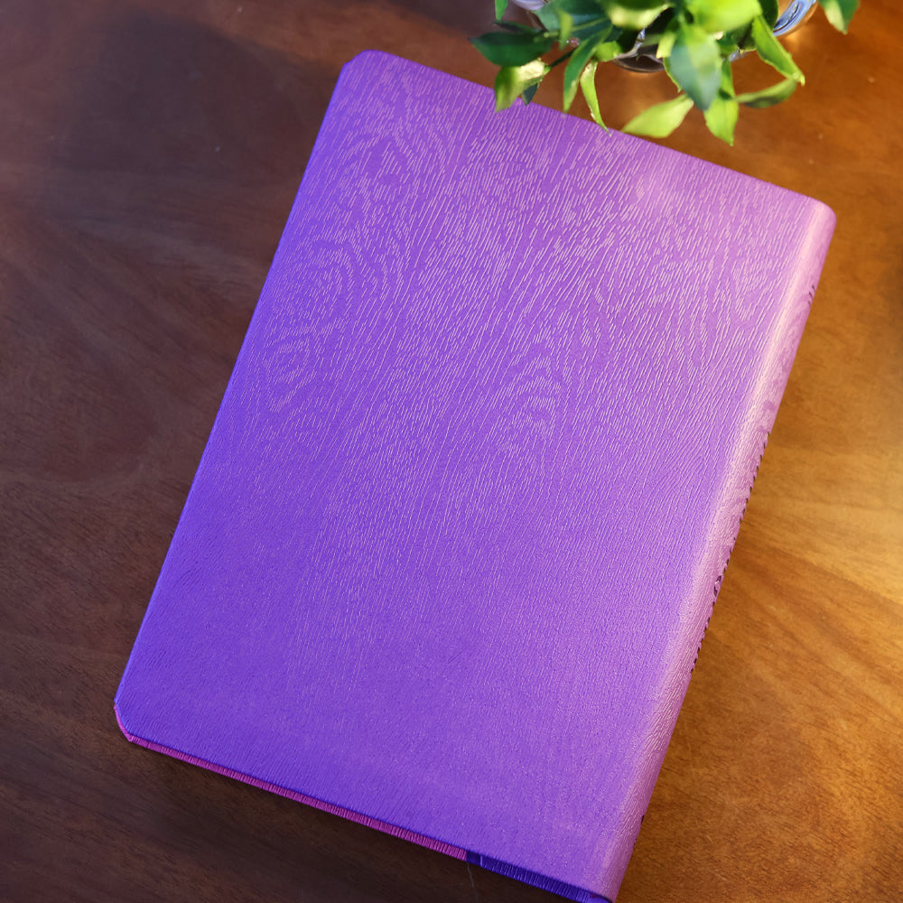Bíblia Sagrada | NTLH | Letra Grande | Legno Duo Roxo e Lilás