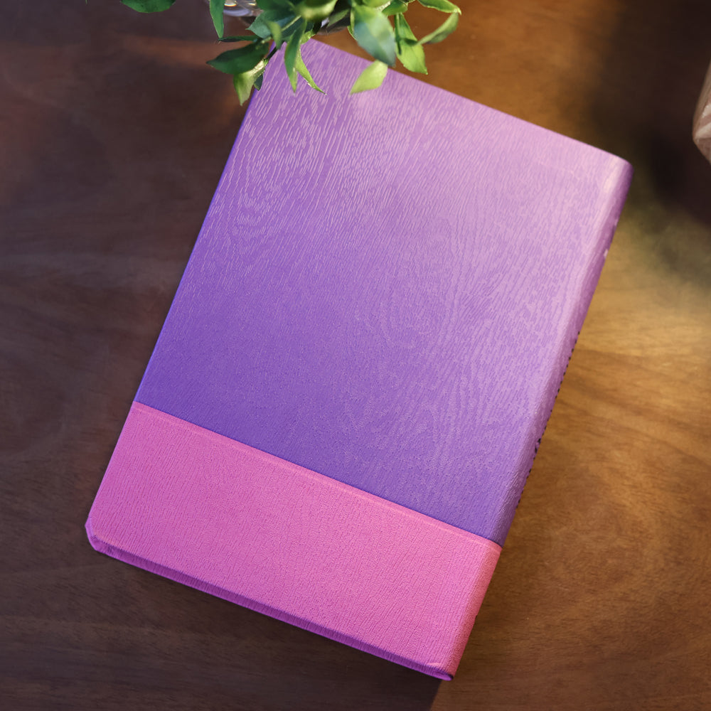 Bíblia Sagrada | ARA | Letra Grande | Legno Duo Roxo e Lilás