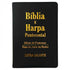 Bíblia e Harpa Pentecostal ARC, capa luxo preta, letra gigante, edição de promessas e falas de Jesus em realce — Plenitude.