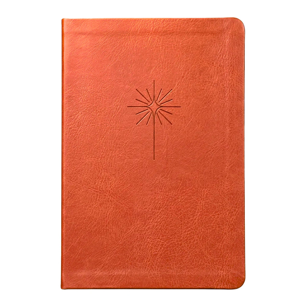 Bíblia Slim Filament | NVT | Letra Grande | Capa Couro Sintético Marrom