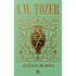 Livro Capa Dura Ausência de Dons de A. W. Tozer, capa verde-água com ilustração dourada de vaso quebrado. — Plenitude