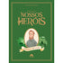 Livro Coleção Nossos Heróis George Müller de Prisca Mendonça, capa verde com retrato. — Plenitude