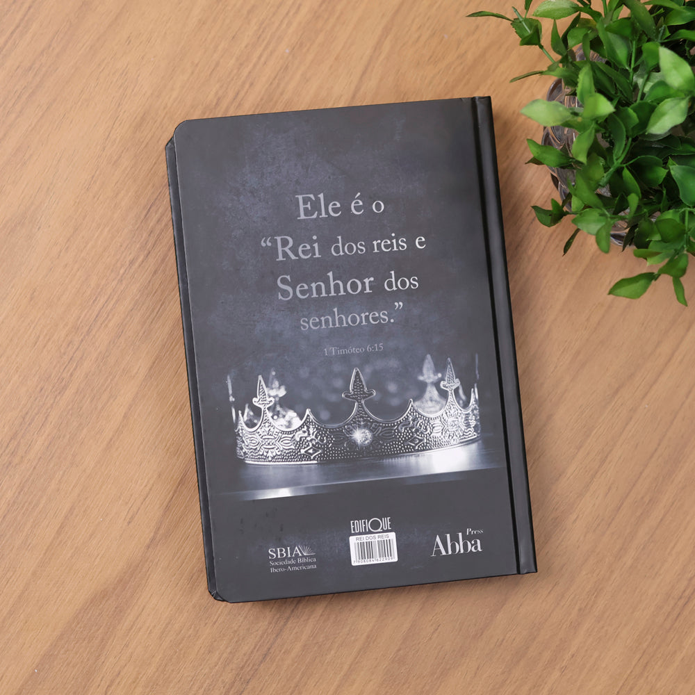 Bíblia de Estudo Rei dos Reis | KJA | Letra Hipergigante | Capa Dura