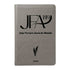 Bíblia JFA 1819 Standard, capa luxo cinza com textura, letras pretas e espigas de trigo. — Plenitude