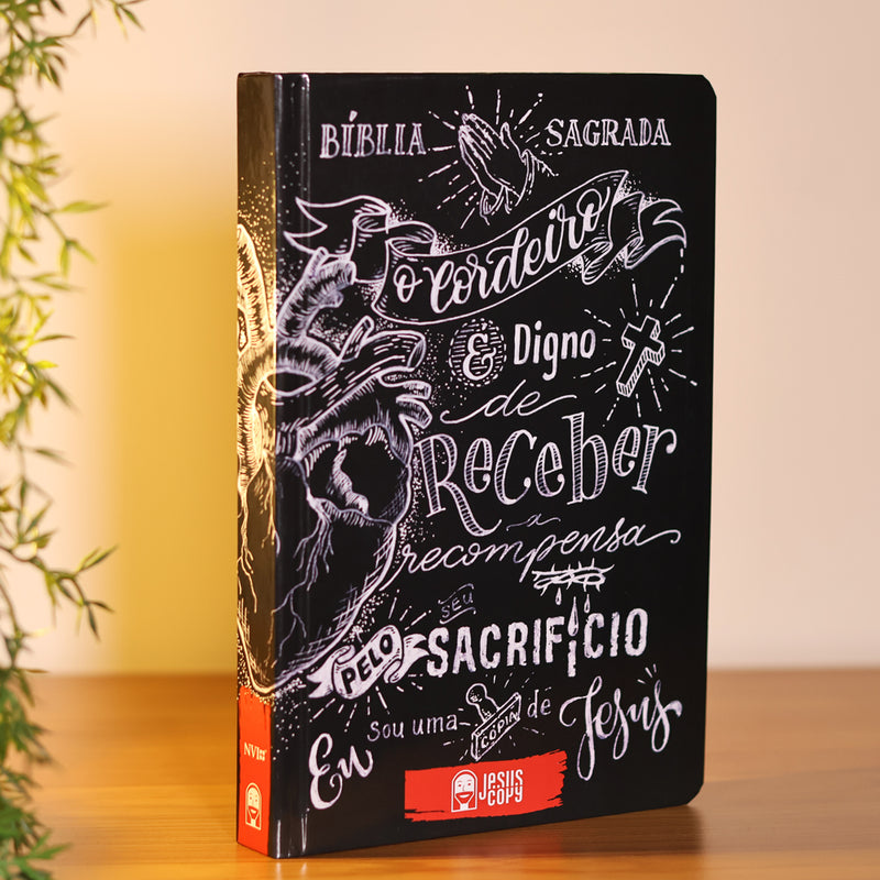 Bíblia JesusCopy Lettering | NVI | Capa Dura