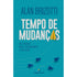 Capa do livro "Tempo de Mudanças" de Alan Brizotti, azul com aviões de papel. — Plenitude