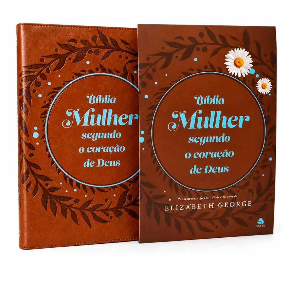 Bíblia Mulher Segundo o Coração de Deus | King James | Capa Marrom