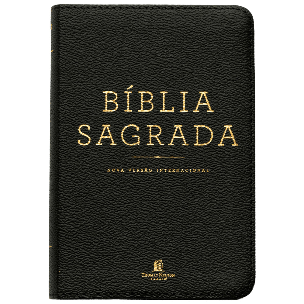 Bíblia Pocket | NVI | Leitura Perfeita | Capa Luxo Preta