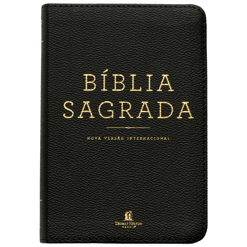 Bíblia Pocket | NVI | Leitura Perfeita | Capa Luxo Preta