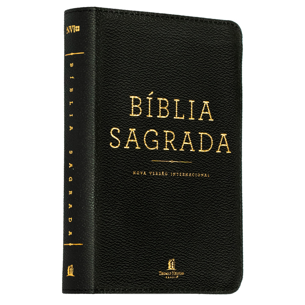 Bíblia Pocket | NVI | Leitura Perfeita | Capa Luxo Preta