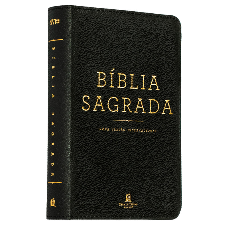 Bíblia Pocket | NVI | Leitura Perfeita | Capa Luxo Preta