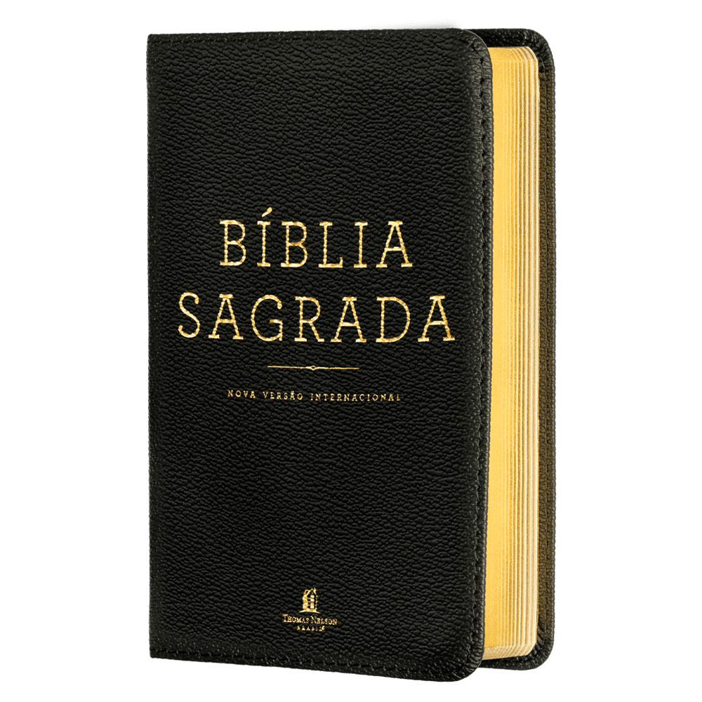 Bíblia Pocket | NVI | Leitura Perfeita | Capa Luxo Preta