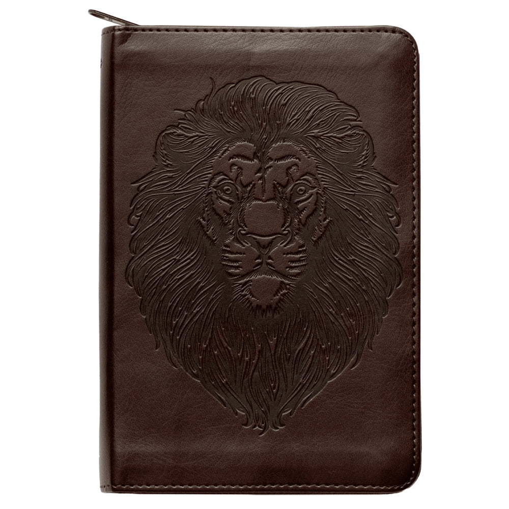 Bíblia Pocket | NVI | Leitura Perfeita | Com Zíper | Capa Luxo Marrom