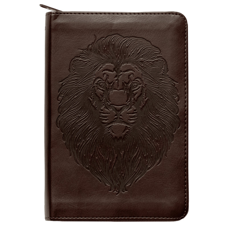 Bíblia Pocket | NVI | Leitura Perfeita | Com Zíper | Capa Luxo Marrom