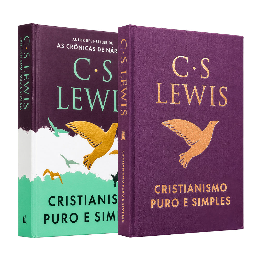 Cristianismo Puro e Simples | C.S. Lewis | Edição Deluxe | Capa em Tecido e Caixa Magnética