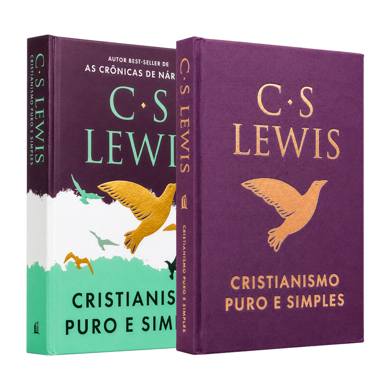 Cristianismo Puro e Simples | C.S. Lewis | Edição Deluxe | Capa em Tecido e Caixa Magnética