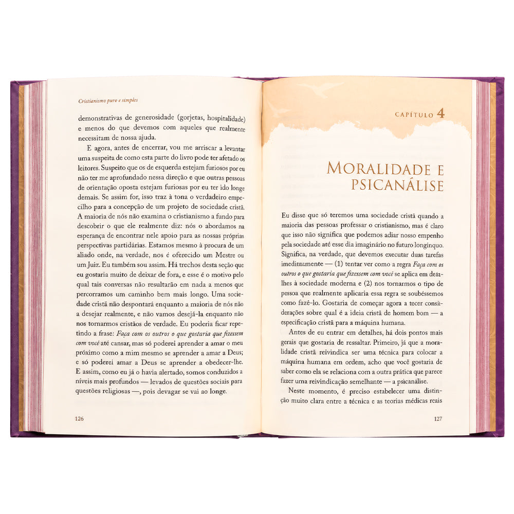 Cristianismo Puro e Simples | C.S. Lewis | Edição Deluxe | Capa em Tecido e Caixa Magnética