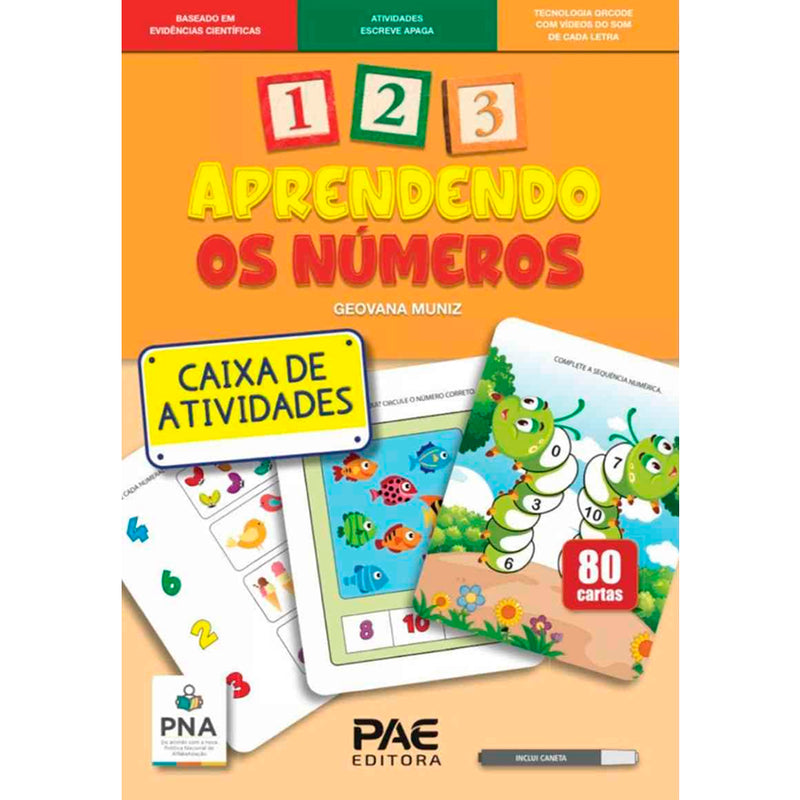 123 Aprendendo os Números | Caixa de Atividades