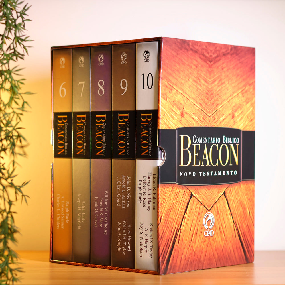 Box Comentário Bíblico Beacon | Novo Testamento 5 Volumes (capa dura)
