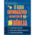Capa do livro "O Guia Infográfico Definitivo da Bíblia" de Joseph M. Holden, azul com letras vermelhas e douradas. — Plenitude