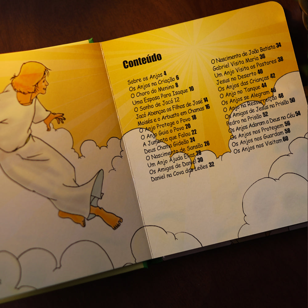 Os Anjos na Bíblia | Capa Almofadada | Noelle Huntington
