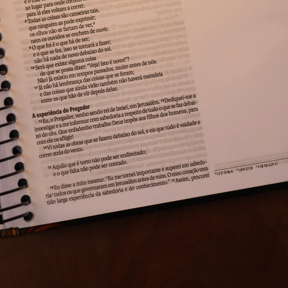 Bíblia Jornada Aslam | Espiral | NAA | Letra Grande | Capa Dura
