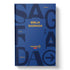 Bíblia Sagrada NAA The Send Brasil, capa dura azul com letras grandes "SAGA" e "DAG" em azul escuro. — Plenitude
