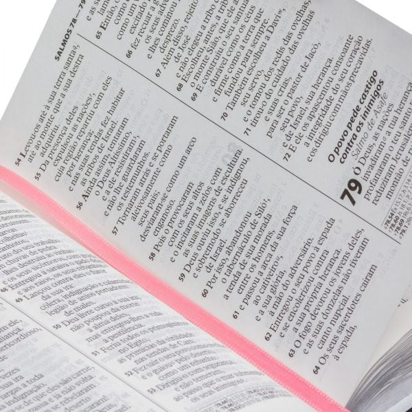 Bíblia Sagrada | Letra Grande | ARA | Capa Couro Branca
