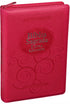 Bíblia Sagrada | Letra Gigante | ARA | Capa Couro Pink / Zíper | c/ Índice