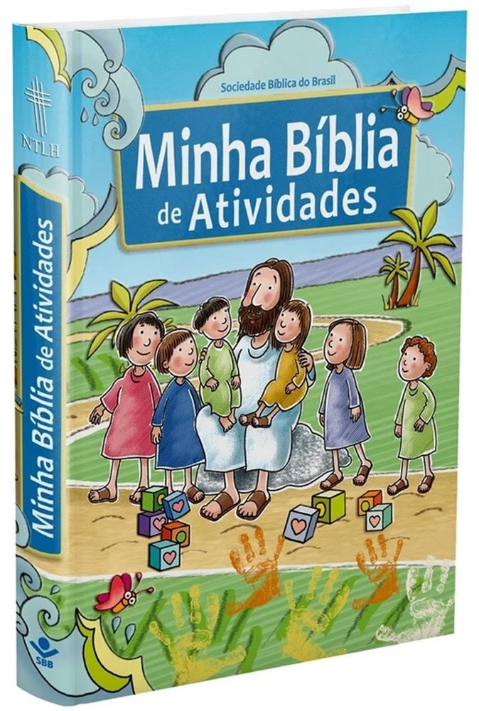 Minha Bíblia de Atividades | Letra Normal | NTLH | Capa Dura Ilustrada