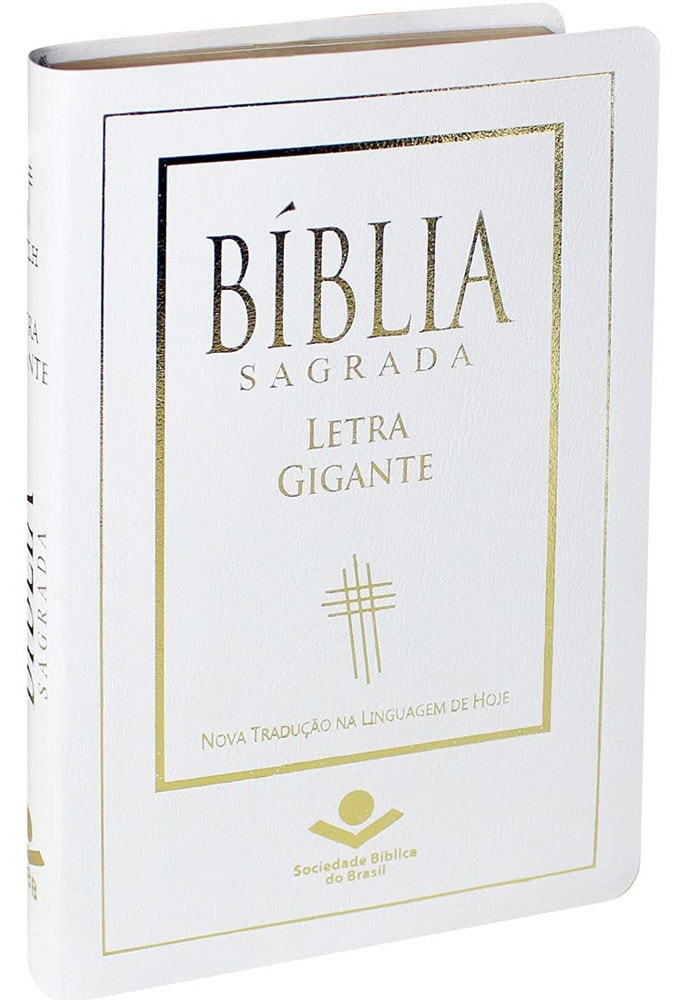 Bíblia Sagrada | Letra Gigante | NTLH | Capa Branca Luxo