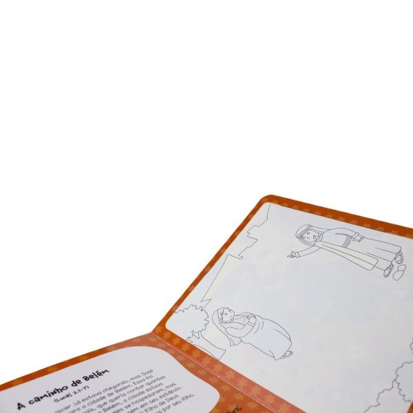 Um Livro para Pintar com Água | Quando Jesus Nasceu