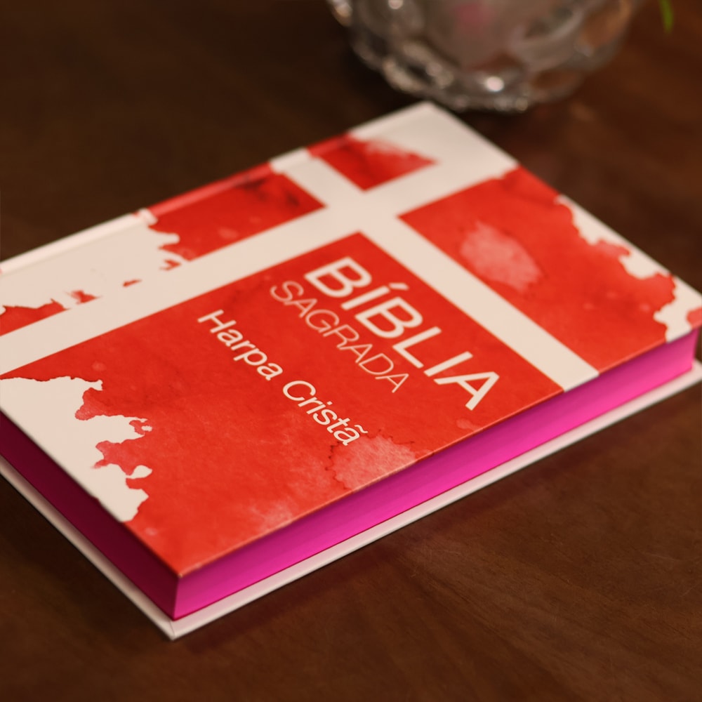 Bíblia Sagrada Cruz | ARC | Harpa Cristã | Capa Dura