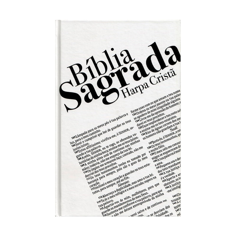 Bíblia Sagrada Texto | ARC | Harpa Cristã | Capa Dura