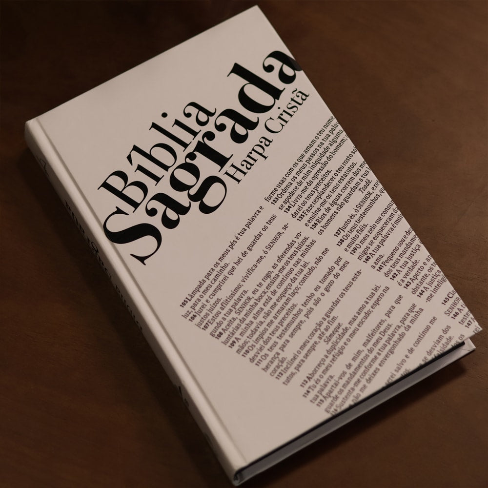 Bíblia Sagrada Texto | ARC | Harpa Cristã | Capa Dura