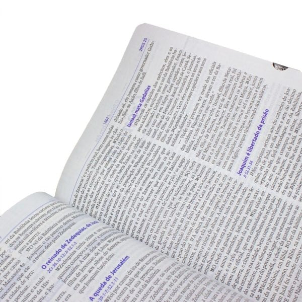 Bíblia do Pregador Pentecostal | NAA | Índice | Azul Nobre | c/ Índice