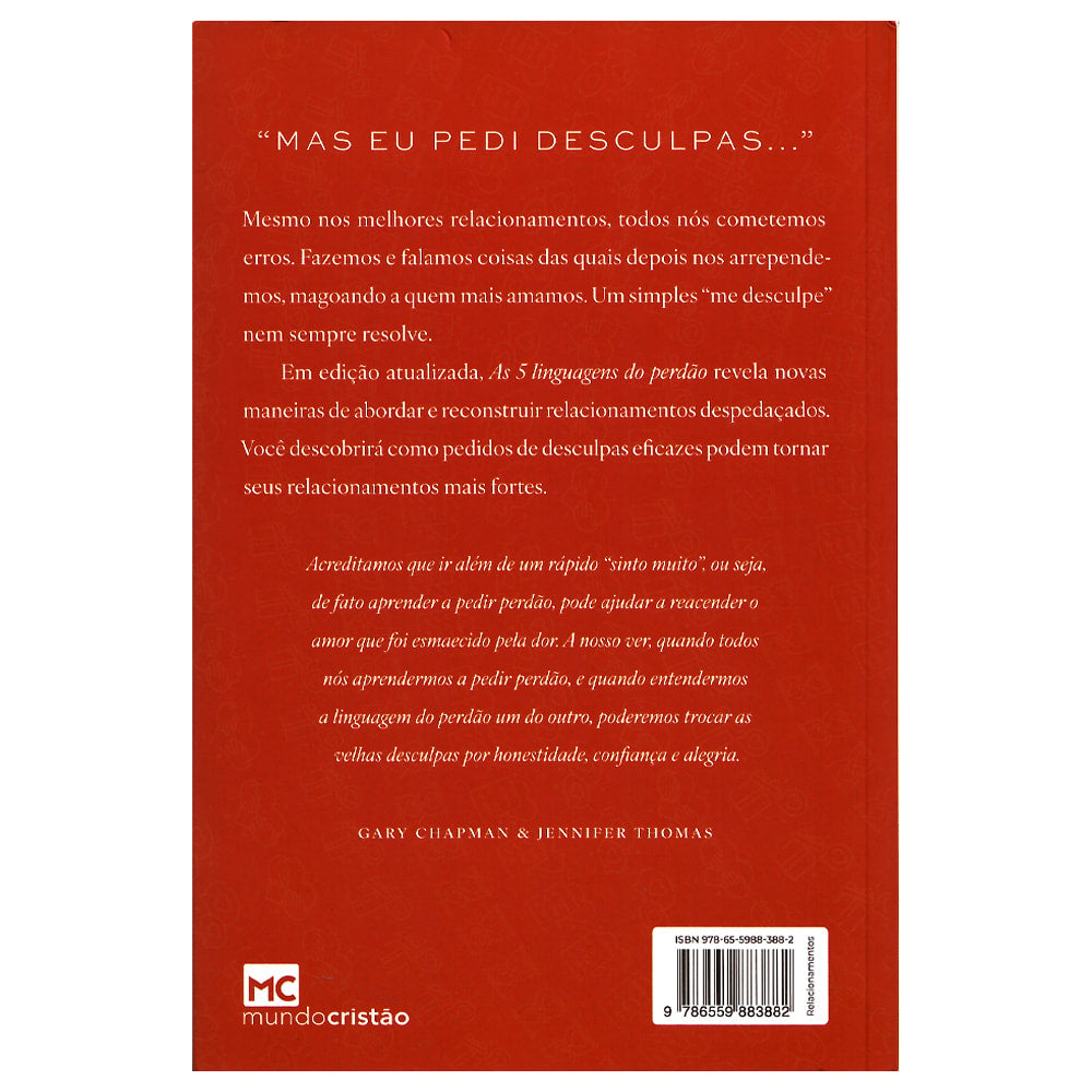 As 5 Linguagens do Perdão | Gary Chapman e Jennifer M. Thomas