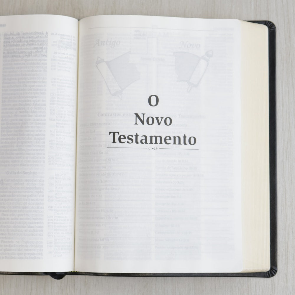 Bíblia de Estudo Thompson | AEC Letra Grande | Preta Luxo