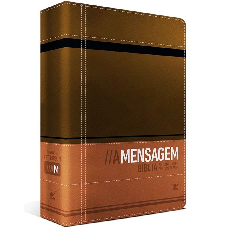 Bíblia A Mensagem | Capa Luxo Marrom
