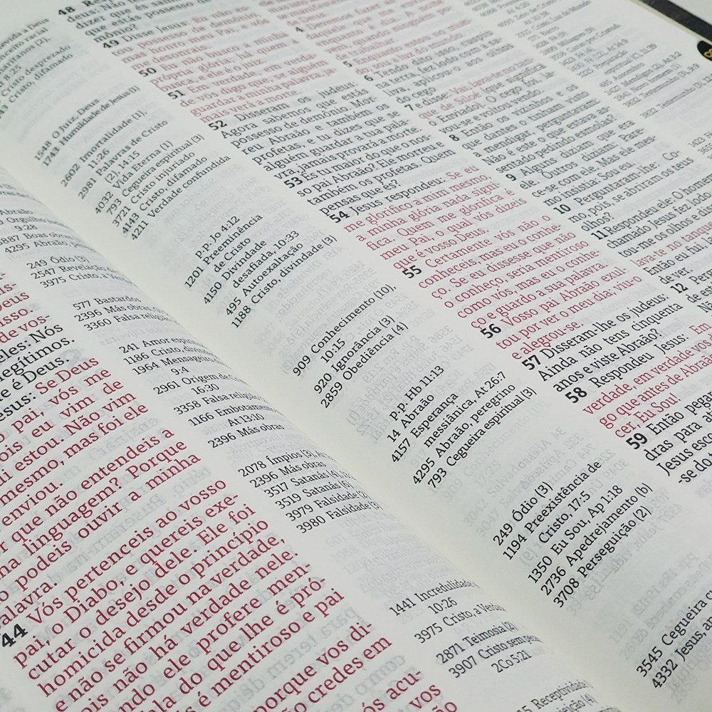 Bíblia de Estudo Thompson | AEC Letra Grande | Marrom Claro e Escuro