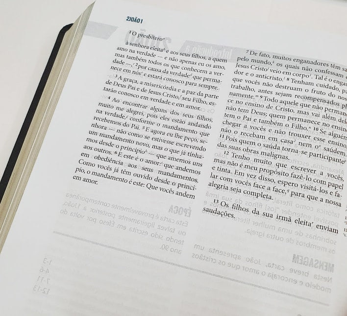 Bíblia Ministerial | NVI Letra Normal | Capa PU Preta