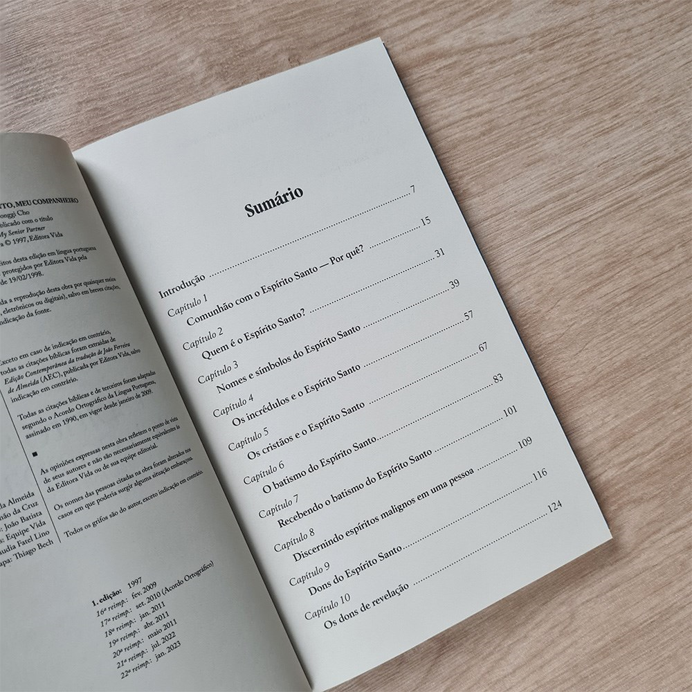 O Espirito Santo Meu Companheiro | David Yonggi Cho