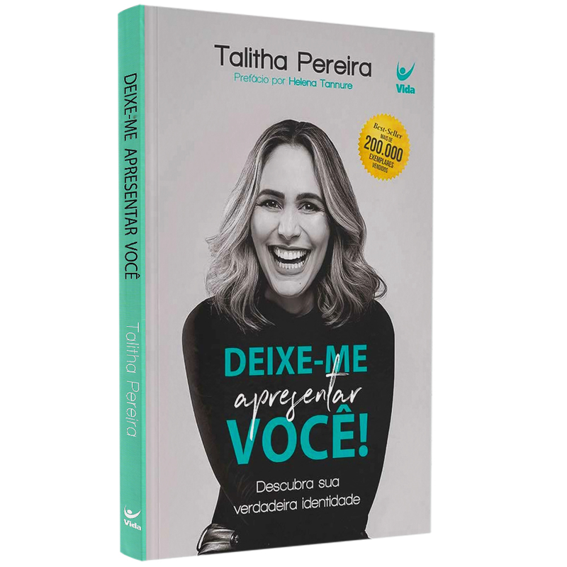 Livro: Deixe-me Apresentar Você!, Talitha Pereira, capa verde com foto da autora sorrindo. — Plenitude