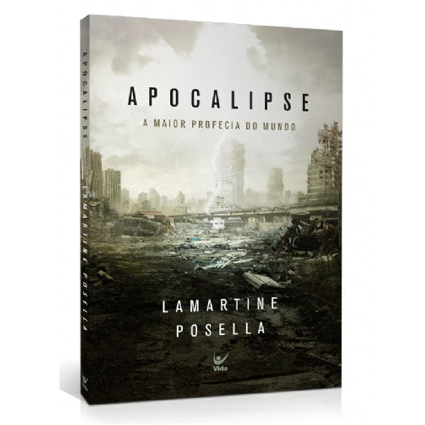 Livro Apocalipse, capa com imagem de cidade em ruínas. — Plenitude