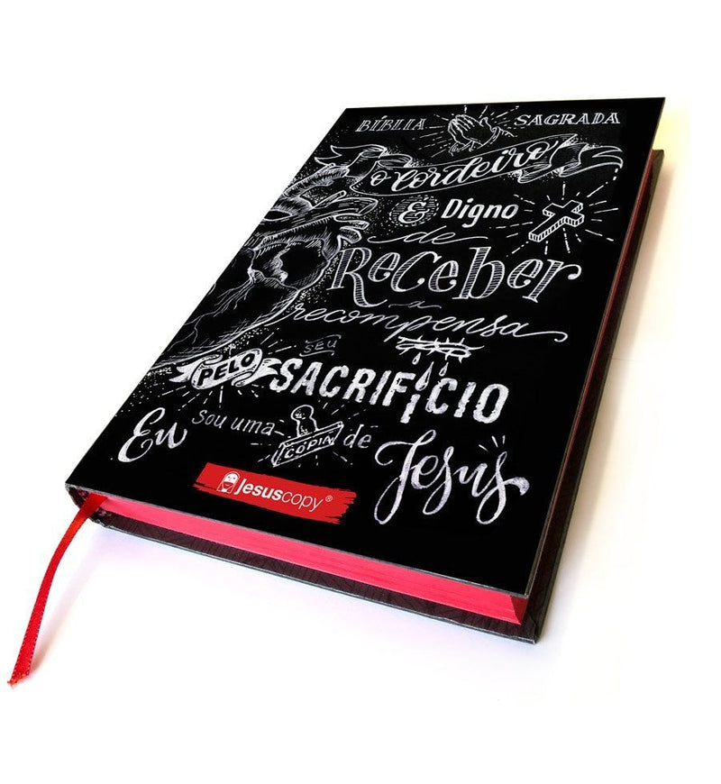 Bíblia JesusCopy Lettering | NVI | Capa Dura