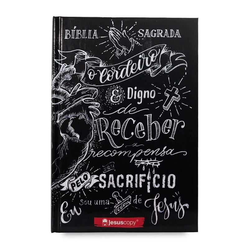 Bíblia JesusCopy Lettering | NVI | Capa Dura